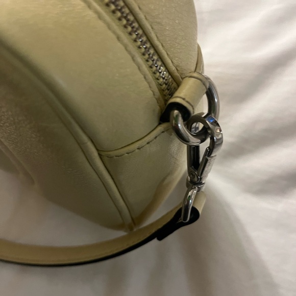Valentino Butter Yellow/Beige Crossbody Bag with Tassel - Picture 13 of 14